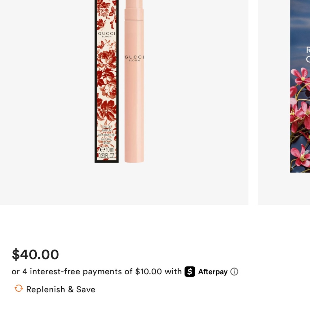 Gucci pocketbook Roll on parfum. .  GUCCI BLOOM + GUESS eau de toilette - Picture 2 of 4
